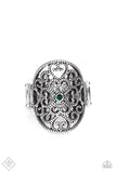Paparazzi - Imperial Icon - Green Ring Fashion Fix