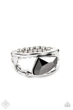 Paparazzi - Sculpted Style - Silver Ring Fashion Fix