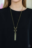 Paparazzi - Confidently Cleopatra - Brass Necklace