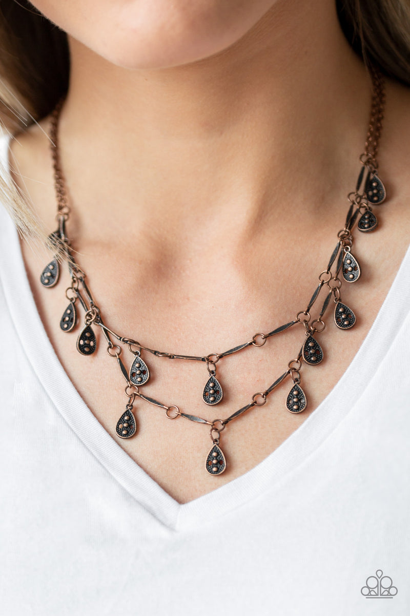 Artificial arches online copper necklace