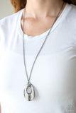 Stop, TEARDROP, and Roll - Multi - Paparazzi Necklace #1057