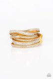 Rock Star Attitude - Yellow - Paparazzi Snap Double Wrap Bracelet