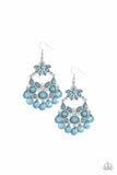 Garden Dreams - Blue - Paparazzi Earrings