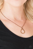 Timeless Twinkle - Copper - Paparazzi Necklace #2197