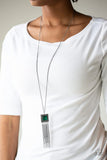 Shimmer Sensei - Green - Paparazzi Necklace #1467