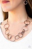 Paparazzi - Follow The Ringleader - Copper Necklace