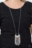 Mad About Madagascar - Orange - Paparazzi Necklace