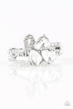 Paparazzi - Friends In High-End Places - White Paparazzi Ring