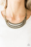 Paparazzi - Primal Princess - Brass Necklace #965