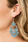 Garden Dreams - Blue - Paparazzi Earrings