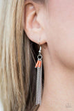 Mad About Madagascar - Orange - Paparazzi Necklace