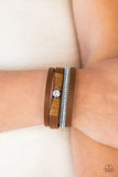 Catwalk Craze - Brown - Paparazzi Clasp Bracelet
