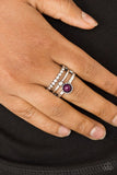 Paparazzi - Summer Retreat - Purple Paparazzi Ring