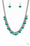 Runway Rebel - Green - Paparazzi Necklace