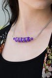 Paparazzi - On Mountain Time - Purple Necklace #3714