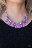 Trending Tropicana - Purple - Paparazzi Necklace