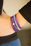 Catwalk Craze - Purple - Paparazzi Clasp Bracelet #2453