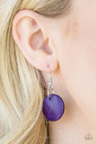Pacific Paradise - Purple - Paparazzi Wood Necklace