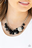 Treasure Shore - Black - Paparazzi Necklace