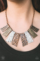 Paparazzi - A Fan of the Tribe - Copper Necklace