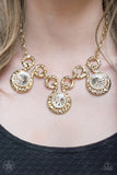 Paparazzi - Hypnotized - Gold Necklace Blockbuster