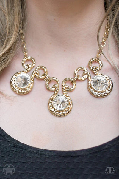 Paparazzi - Hypnotized - Gold Necklace Blockbuster