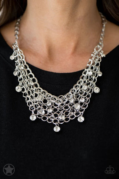 Paparazzi - Fishing for Compliments - Silver Necklace Blockbuster