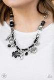 Paparazzi - Charmed, I Am Sure - Black Necklace Blockbuster