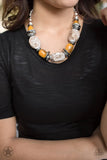 Paparazzi - In Good Glazes - Peach Necklace
