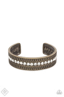 Paparazzi - Grit Goals - Brass Bracelet Cuff Fashion Fix