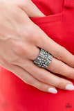 Paparazzi - Lawbreaking Loot - Black Paparazzi Ring Fashion Fix