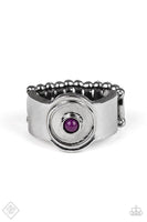 Paparazzi -  Cant BEAD That! - Purple Paparazzi Ring Fashion Fix