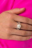 Paparazzi - All American PEARL - White Paparazzi Ring