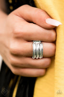 Paparazzi - Rough Around The Edges - Silver Paparazzi Ring Fashion fix