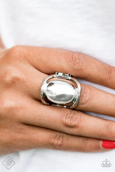 Paparazzi -  All Shine, All The Time - Silver Paparazzi Ring Fashion Fix