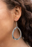Paparazzi - Terra Topography - Silver Earrings Fashion Fix