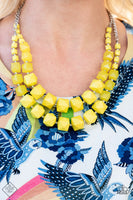 Paparazzi - Summer Excursion - Yellow Necklace Fashion Fix