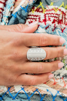 Paparazzi - Teeming With Texture - Silver Paparazzi Ring Fashion Fix
