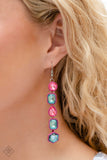 Paparazzi - Developing Dignity - Pink Earrings Fashion Fix