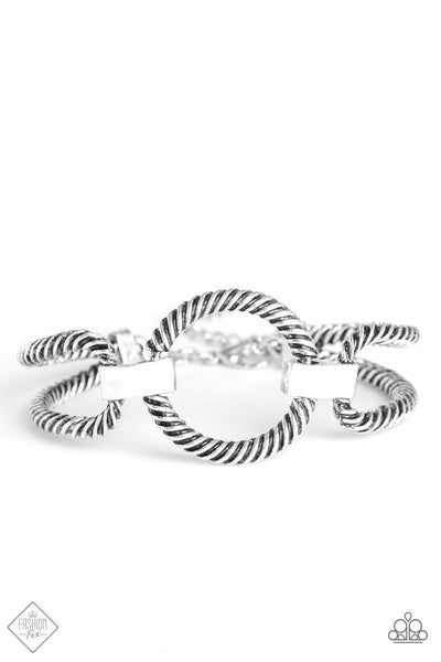 Paparazzi - Desert Cat - Silver Bracelet Fashion Fix Clasp