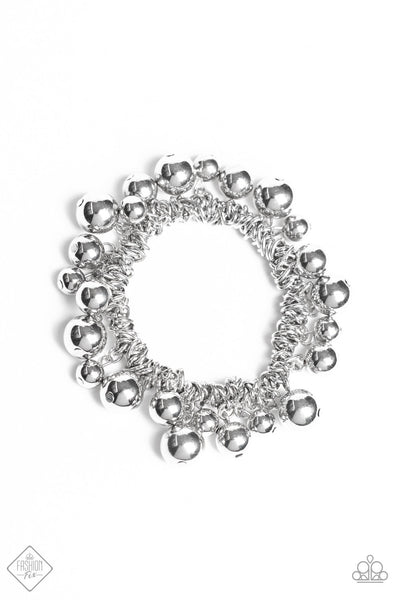 Paparazzi - Ballroom Baller - Silver Bracelet Fashion Fix