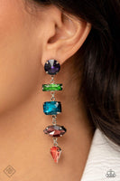 Paparazzi - Connected Confidence - Multi Post Earrings Fashion Fix