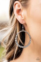 Paparazzi - Rustic Society - Silver Earrings Fashion Fix