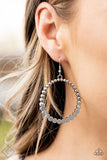 Paparazzi - Rustic Society - Silver Earrings Fashion Fix