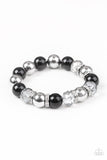 Paparazzi - Camera Chic - Black Bracelet Stretchy #1168 (D)