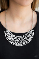 Paparazzi - Powerful Prowl - White Necklace #126