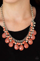 Trending Tropicana - Orange Necklace Paparazzi #1410