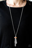 Paparazzi - Passports and Paris - Orange Necklace#1439 (D)