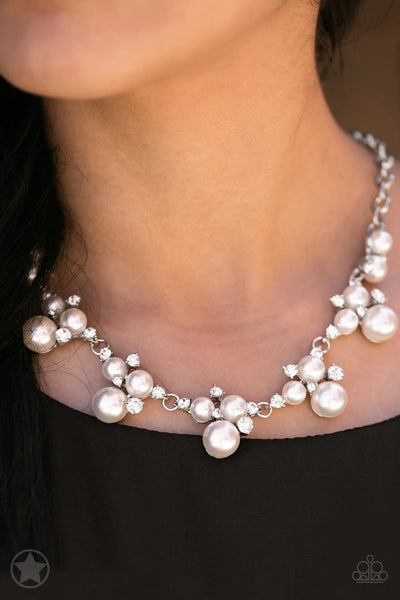 Paparazzi - Toast To Perfection - White Necklace Blockbuster