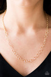 Paparazzi - Try On For Size - Gold Necklace #1457 (D)